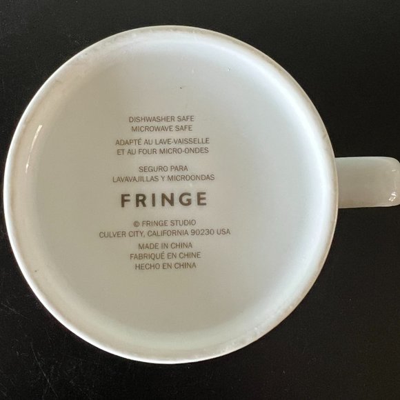 Fringe Studio Monogram Letter “G”  Initial Mug  Patchwork Pattern Design - Picture 4 of 5